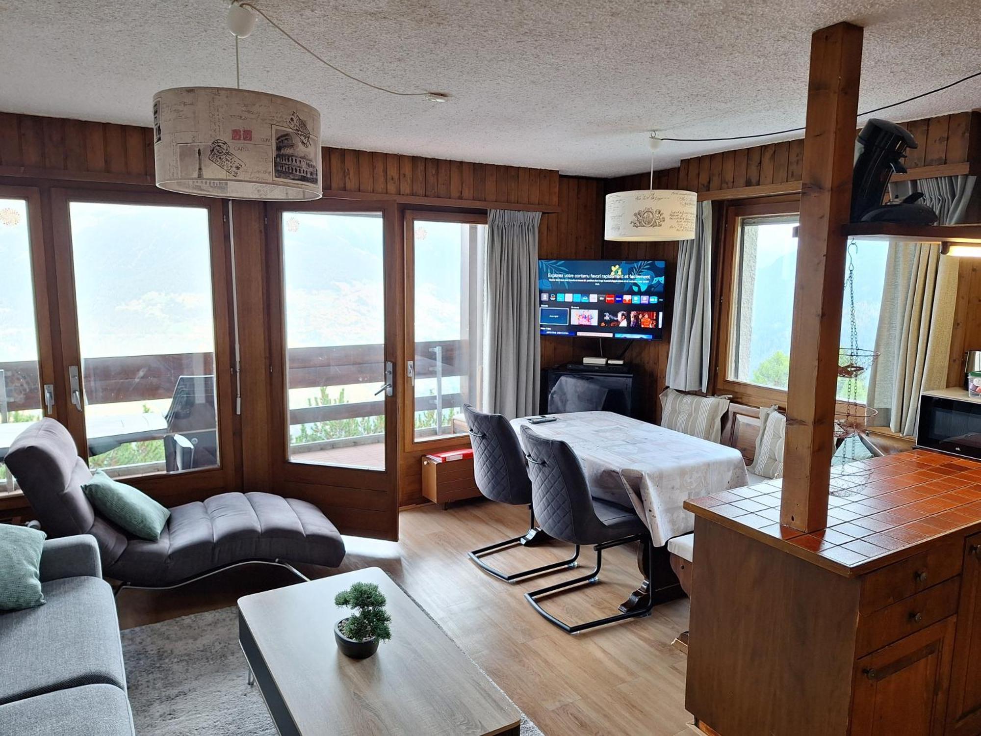 Les Collons1800- Bel Appart 2Pieces-4 Pers-Piscine-Sauna-Parking Int-Wifi Gratuit Vex Kültér fotó